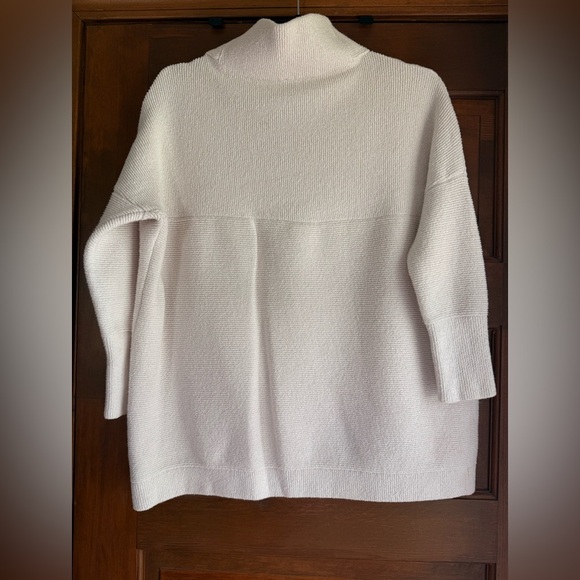 Free People White Cowl Neck Sweater Soft Knit - Picture 3 of 4